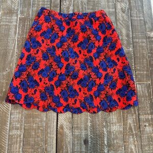 Market & Spruce Scallop Edge Mini Skirt Size S